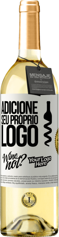 29,95 € | Vinho branco Edição WHITE Adicione seu próprio logo Etiqueta Branca. Etiqueta personalizável Vinho jovem Colheita 2023 Verdejo