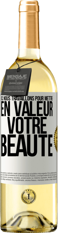 29,95 € Envoi gratuit | Vin blanc Édition WHITE Ici, nous travaillons pour mettre en valeur votre beauté Étiquette Blanche. Étiquette personnalisable Vin jeune Récolte 2025 Verdejo