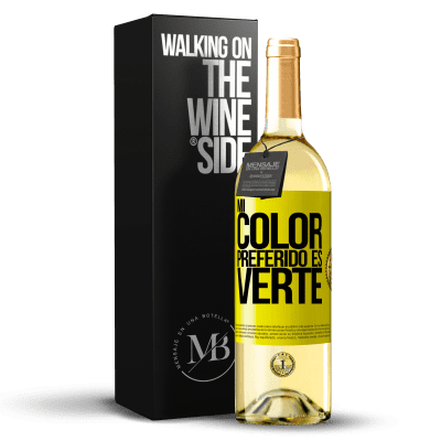 «Mi color preferido es: verte» WHITE Ausgabe