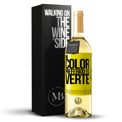 «Mi color preferido es: verte» Edição WHITE