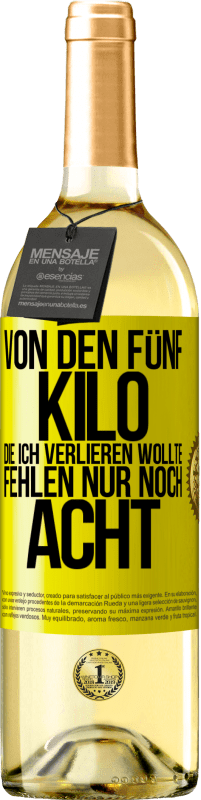 «Von den fünf Kilo, die ich verlieren wollte, fehlen nur noch acht» WHITE Ausgabe