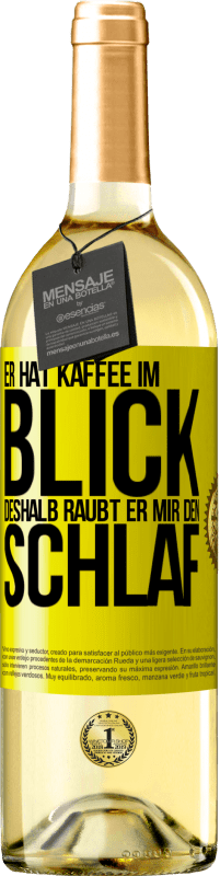 «Er hat Kaffee im Blick, deshalb raubt er mir den Schlaf» WHITE Ausgabe