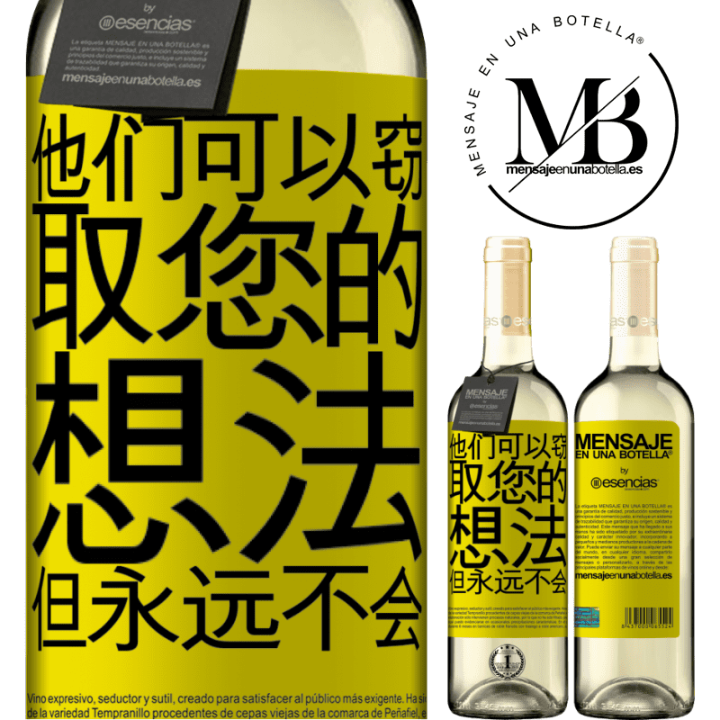 «他们可以窃取您的想法，但永远不会» WHITE版