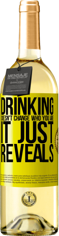 «Питье не меняет того, кто вы есть, оно просто показывает» Издание WHITE