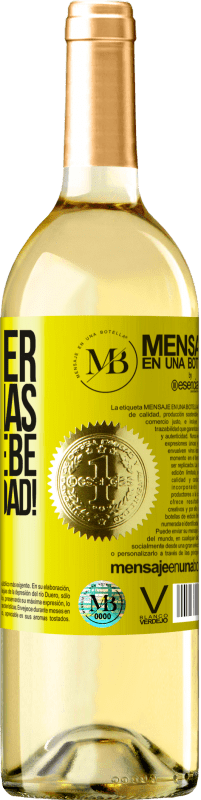 «El primer christmas que se bebe. Feliz navidad!» Edición WHITE