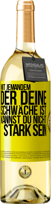 «Mit jemandem, der deine Schwäche ist, kannst du nicht stark sein» WHITE Ausgabe