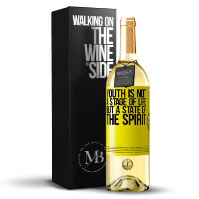 «Youth is not a stage of life, but a state of the spirit» WHITE Edition