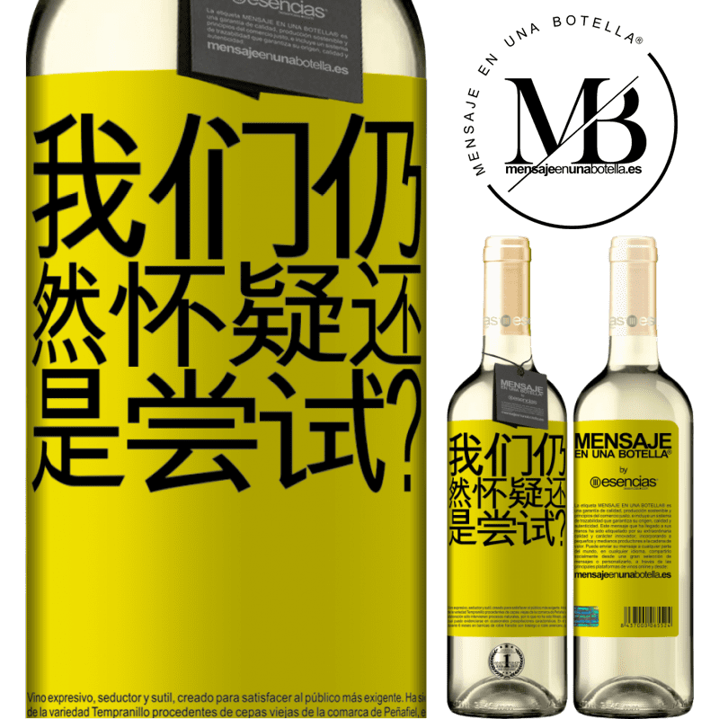 «我们仍然怀疑还是尝试？» WHITE版