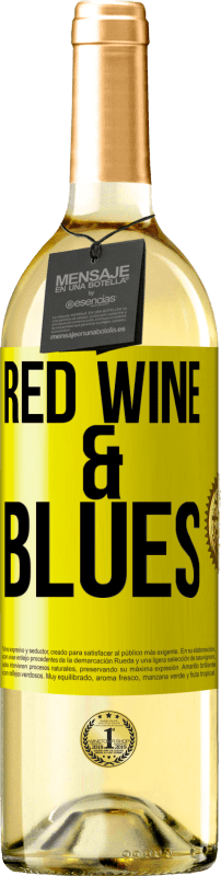 29,95 € Free Shipping | White Wine WHITE Edition Red wine & Blues Yellow Label. Customizable label Young wine Harvest 2023 Verdejo