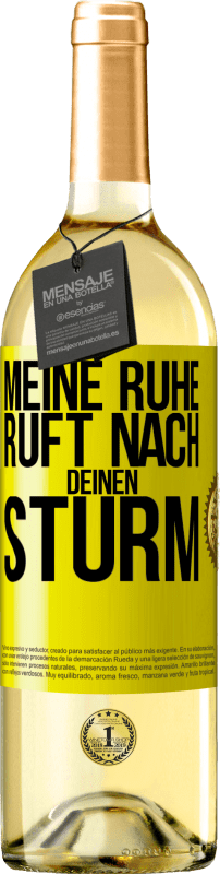 «Meine Ruhe ruft nach deinen Sturm» WHITE Ausgabe
