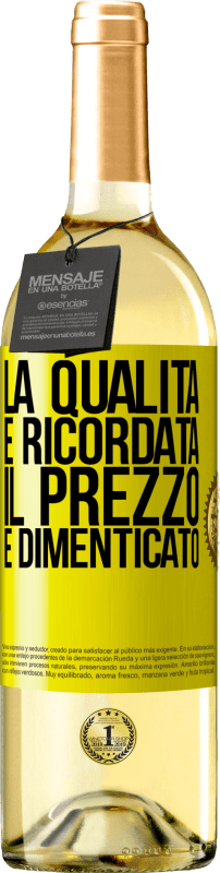 29,95 € | Vino bianco Edizione WHITE La qualità è ricordata, il prezzo è dimenticato Etichetta Gialla. Etichetta personalizzabile Vino giovane Raccogliere 2024 Verdejo