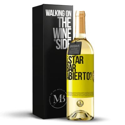 «¿STAR BAR abierto?» WHITE Ausgabe