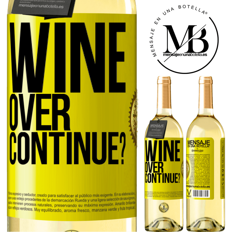 29,95 € Free Shipping | White Wine WHITE Edition Wine over. Continue? Yellow Label. Customizable label Young wine Harvest 2022 Verdejo