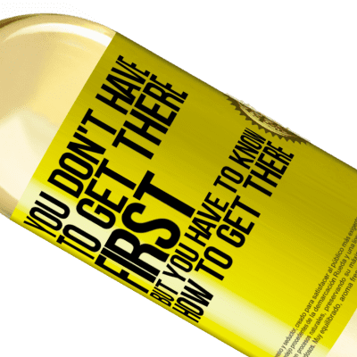 Unique & Personal Expressions. «You don't have to get there first, but you have to know how to get there» WHITE Edition