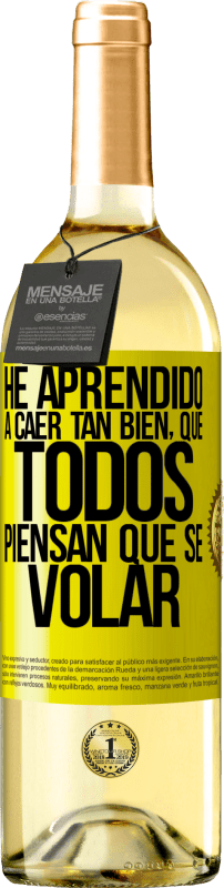 «Ho imparato a cadere così bene che tutti pensano che io sappia volare» Edizione WHITE