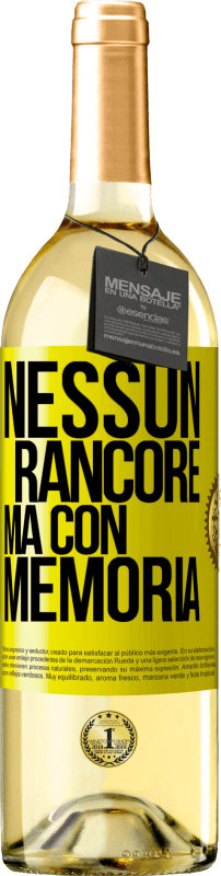 29,95 € | Vino bianco Edizione WHITE Nessun rancore, ma con memoria Etichetta Gialla. Etichetta personalizzabile Vino giovane Raccogliere 2025 Verdejo