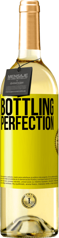 29,95 € Envío gratis | Vino Blanco Edición WHITE Bottling perfection Etiqueta Amarilla. Etiqueta personalizable Vino joven Cosecha 2023 Verdejo