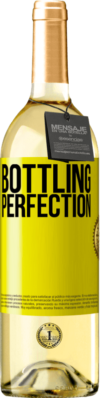 29,95 € | Weißwein WHITE Ausgabe Bottling perfection Gelbes Etikett. Anpassbares Etikett Junger Wein Ernte 2023 Verdejo