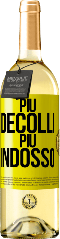 29,95 € | Vino bianco Edizione WHITE Più decolli, più indosso Etichetta Gialla. Etichetta personalizzabile Vino giovane Raccogliere 2024 Verdejo