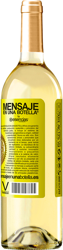 «El contenido de esta botella rejuvenece. Es posible que mañana amanezcas como un bebé: vomitado, meado, cagado y hasta» Edición WHITE