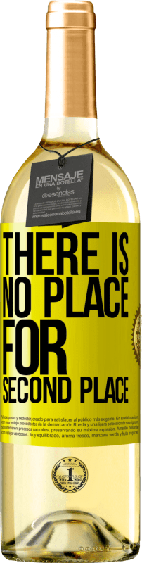 29,95 € 免费送货 | 白葡萄酒 WHITE版 没有第二名 黄色标签. 可自定义的标签 青年酒 收成 2025 Verdejo