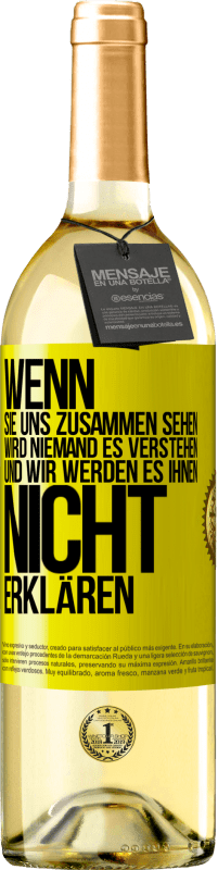 «Wenn sie uns zusammen sehen, wird niemand es verstehen, und wir werden es ihnen nicht erklären» WHITE Ausgabe