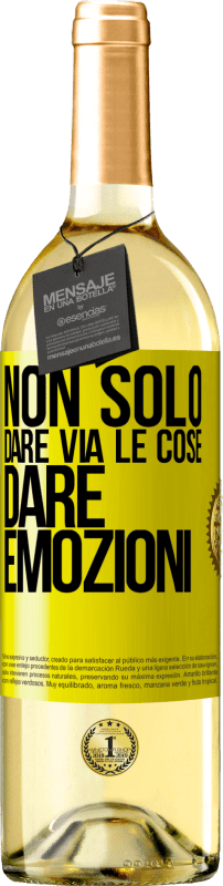 29,95 € | Vino bianco Edizione WHITE Non solo dare via le cose, dare emozioni Etichetta Gialla. Etichetta personalizzabile Vino giovane Raccogliere 2024 Verdejo