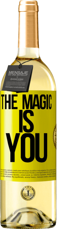 29,95 € | White Wine WHITE Edition The magic is you Yellow Label. Customizable label Young wine Harvest 2023 Verdejo