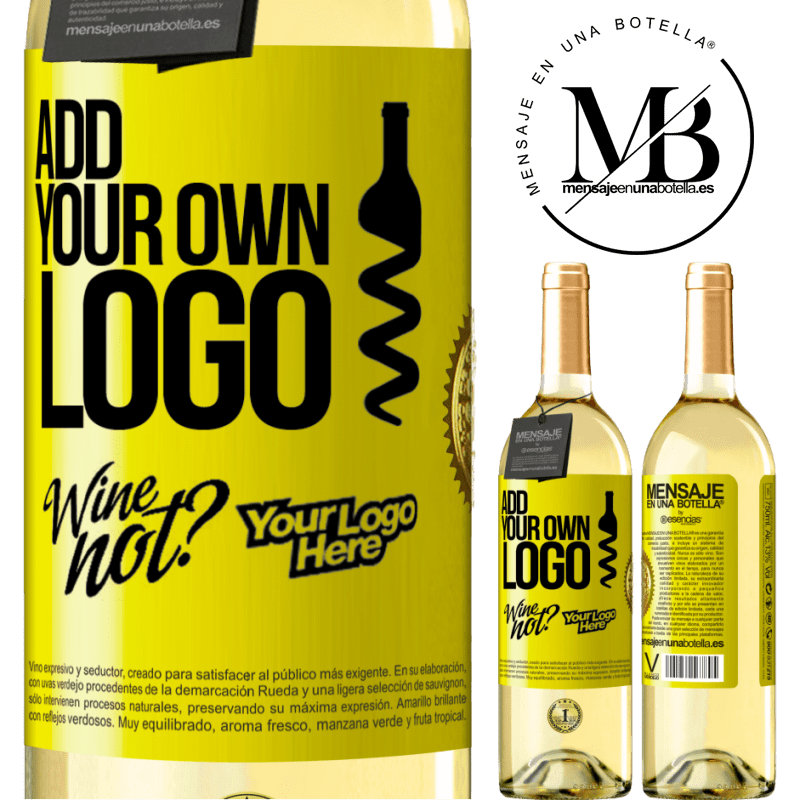29,95 € Free Shipping | White Wine WHITE Edition Add your own logo Yellow Label. Customizable label Young wine Harvest 2023 Verdejo