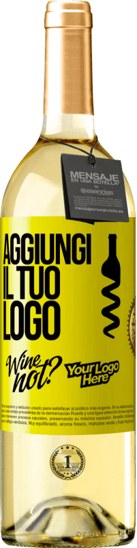 29,95 € | Vino bianco Edizione WHITE Aggiungi il tuo logo Etichetta Gialla. Etichetta personalizzabile Vino giovane Raccogliere 2025 Verdejo