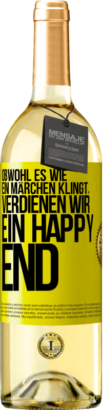 «Obwohl es wie ein Märchen klingt, verdienen wir ein Happy End» WHITE Ausgabe