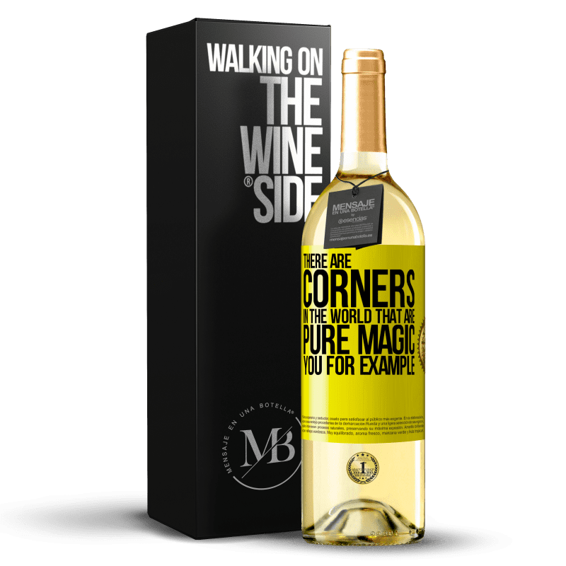 29,95 € Free Shipping | White Wine WHITE Edition There are corners in the world that are pure magic. You for example Yellow Label. Customizable label Young wine Harvest 2023 Verdejo