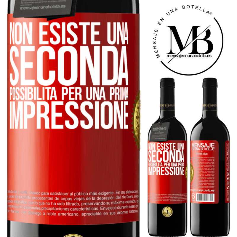 39,95 € Spedizione Gratuita | Vino rosso Edizione RED MBE Riserva Non esiste una seconda possibilità per una prima impressione Etichetta Rossa. Etichetta personalizzabile Riserva 12 Mesi Raccogliere 2016 Tempranillo