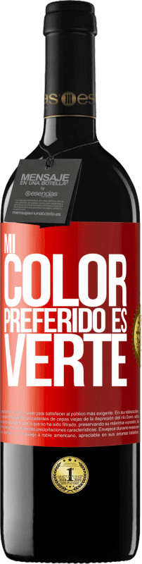 «Mi color preferido es: verte» RED Edition MBE Reserve