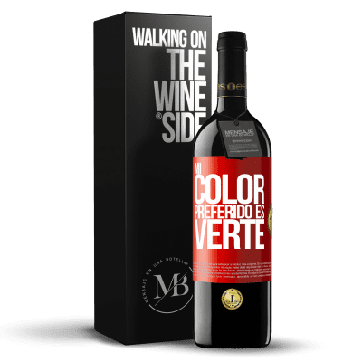 «Mi color preferido es: verte» RED Edition MBE Reserve