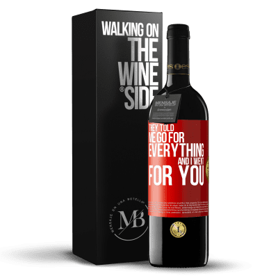 «They told me go for everything and I went for you» RED Edition MBE Reserve