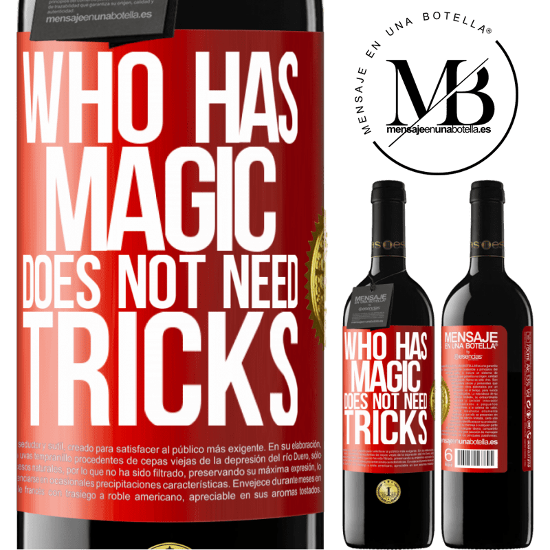 39,95 € Free Shipping | Red Wine RED Edition MBE Reserve Who has magic does not need tricks Red Label. Customizable label Reserve 12 Months Harvest 2016 Tempranillo