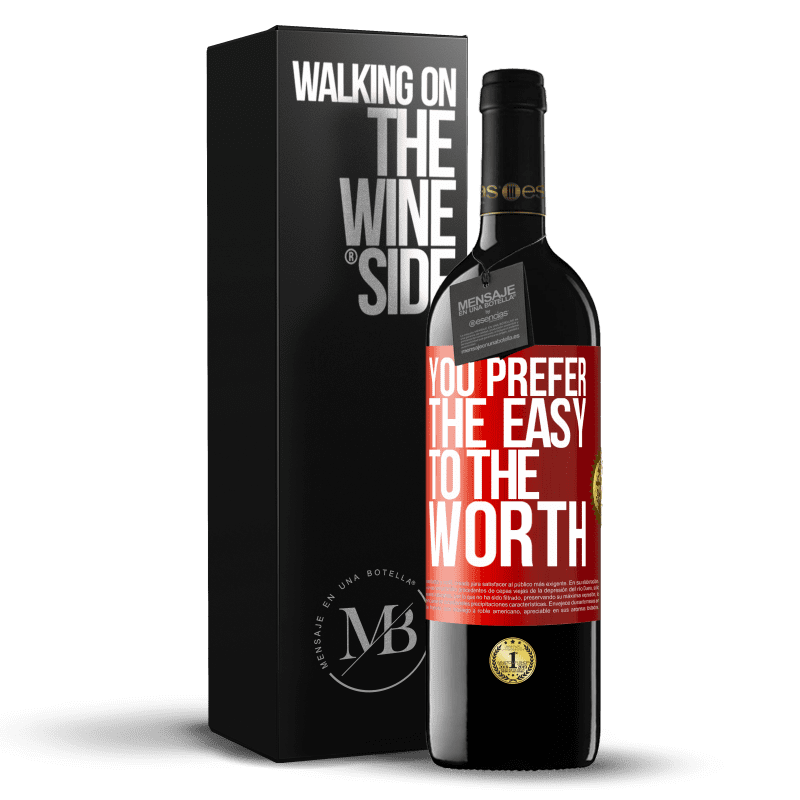 39,95 € Free Shipping | Red Wine RED Edition MBE Reserve You prefer the easy to the worth Red Label. Customizable label Reserve 12 Months Harvest 2015 Tempranillo