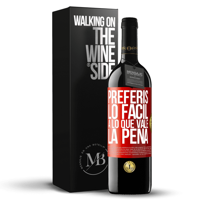 29,95 € Envoi gratuit | Vin rouge Édition RED Crianza 6 Mois Vous préférez le facile à la valeur Étiquette Rouge. Étiquette personnalisable Vieillissement en fûts de chêne 6 Mois Récolte 2020 Tempranillo