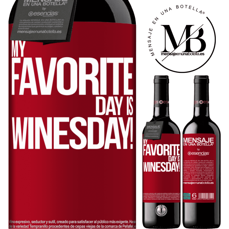 «My favorite day is winesday!» RED版 MBE 预订