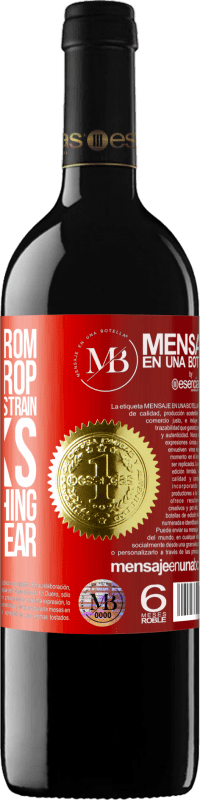 «We are not from the same crop, but from the same strain. Thanks for everything, one more year» RED Edition MBE Reserve