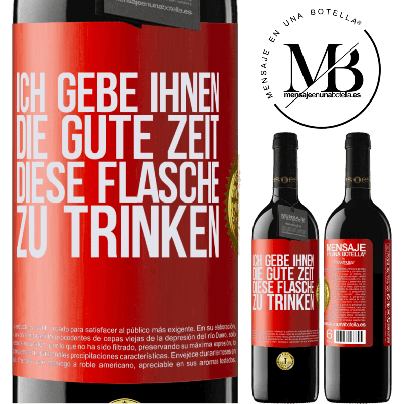 39,95 € Kostenloser Versand | Rotwein RED Ausgabe MBE Reserve Ich schenken dir den schönen Moment, den wir verbringen werden, um diese Flasche zu trinken Rote Markierung. Anpassbares Etikett Reserve 12 Monate Ernte 2016 Tempranillo
