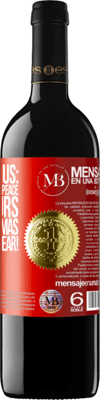 «Extra Bonus: Ok for a while of peace with yours this Christmas. Happy New Year!» RED Edition MBE Reserve