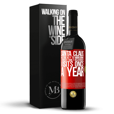 «Santa Claus has the key to maintaining a perfect family relationship: Visits once a year» RED Edition MBE Reserve