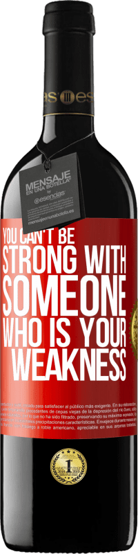 «You can't be strong with someone who is your weakness» RED Edition MBE Reserve