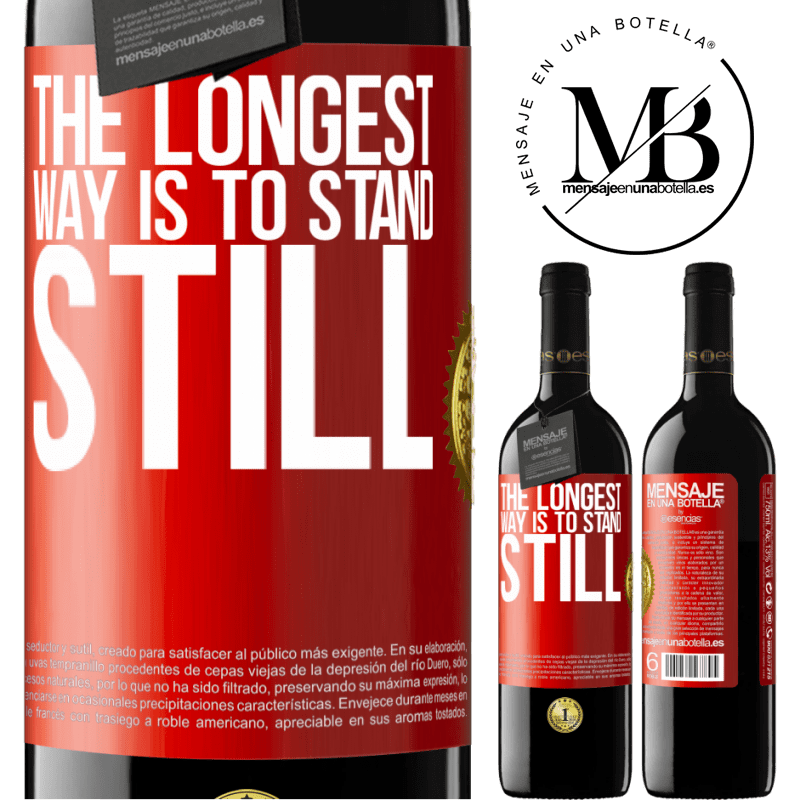24,95 € Free Shipping | Red Wine RED Edition Crianza 6 Months The longest way is to stand still Red Label. Customizable label Aging in oak barrels 6 Months Harvest 2019 Tempranillo