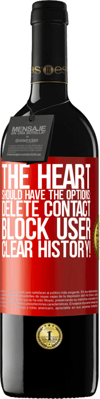 «The heart should have the options: Delete contact, Block user, Clear history!» RED Edition MBE Reserve