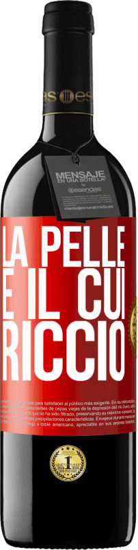 39,95 € Spedizione Gratuita | Vino rosso Edizione RED MBE Riserva La pelle è il cui riccio Etichetta Rossa. Etichetta personalizzabile Riserva 12 Mesi Raccogliere 2015 Tempranillo