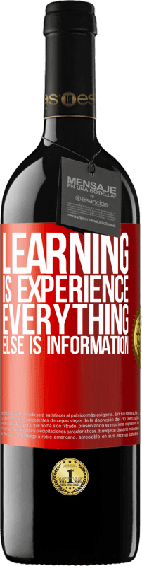 «学习就是经验。其他一切都是信息» RED版 MBE 预订