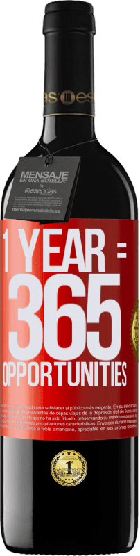 39,95 € | Rotwein RED Ausgabe MBE Reserve 1 year 365 opportunities Rote Markierung. Anpassbares Etikett Reserve 12 Monate Ernte 2014 Tempranillo